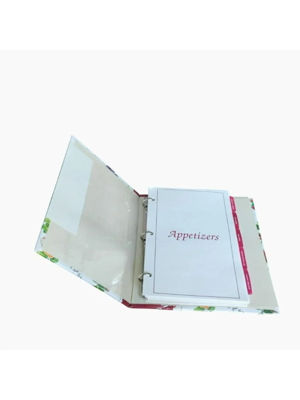 Vintage KleerVu Recipe Album, Holds 100 Recipes, 50 Pocket Pages & Cards NEW